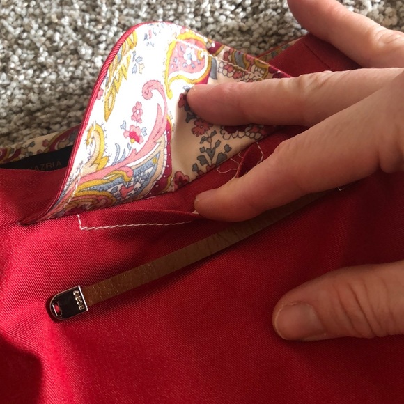 BCBG Red Mini Skirt - Picture 3 of 7